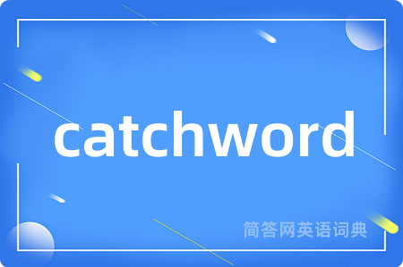 catchword