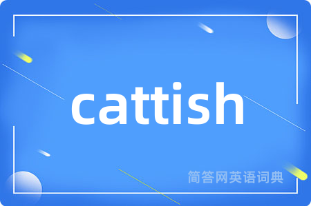 cattish是什么意思,cattish的中文翻译 cattish