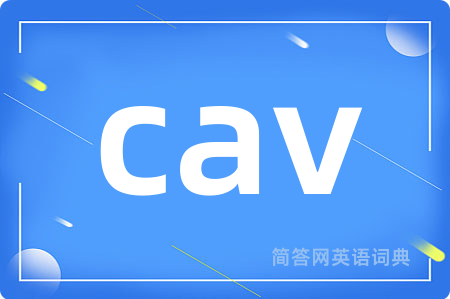 cav是什么意思,cav的中文翻译 cav