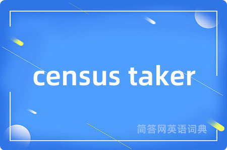 census taker