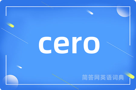 cero