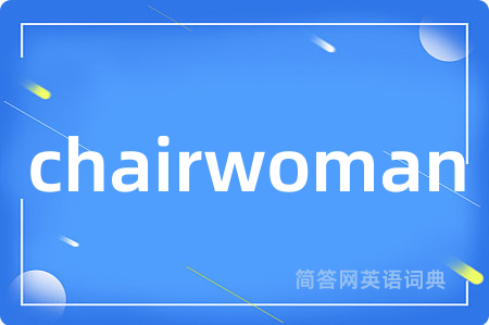 chairwoman