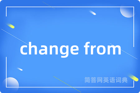 change from