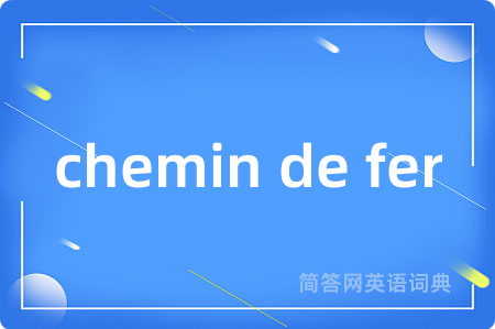 chemin de fer