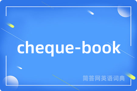 cheque-book