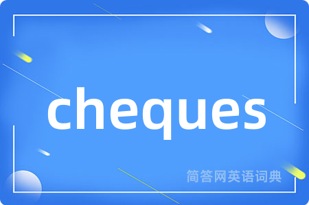 cheques