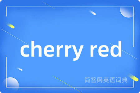 cherry red