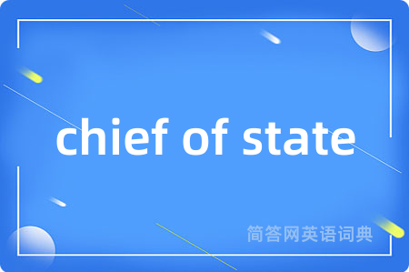 chief of state