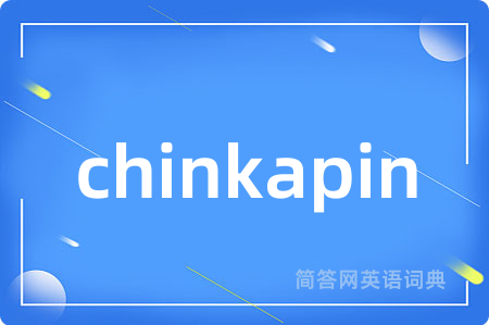 chinkapin是什么意思,chinkapin的中文翻译 chinkapin