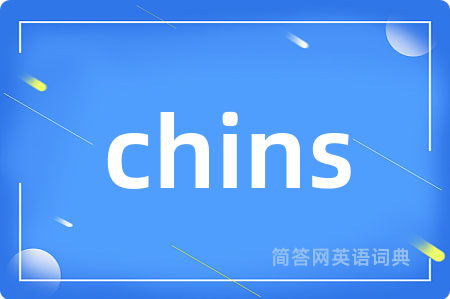 chins是什么意思,chins的中文翻译 chins