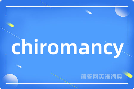 chiromancy