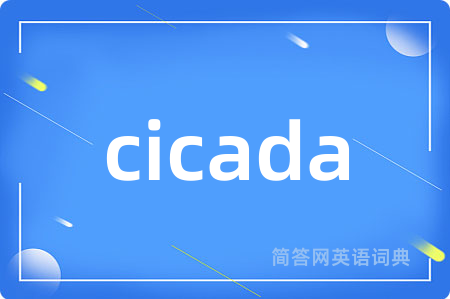 cicada是什么意思,cicada的中文翻译 cicada