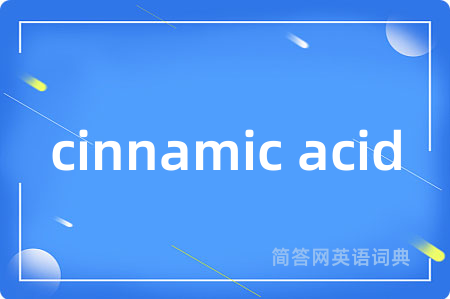 cinnamic acid