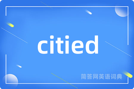 citied