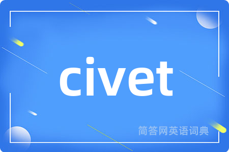 civet是什么意思,civet的中文翻译 civet