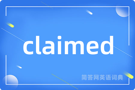 claimed