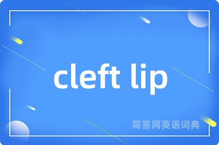 cleft lip