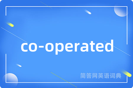 co-operated
