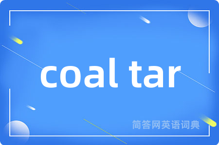 coal tar