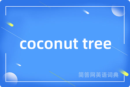 coconut tree是什么意思,coconut tree的中文翻译 coconut tree