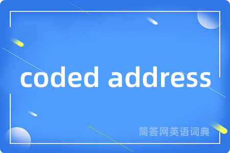 coded address