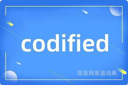 codified