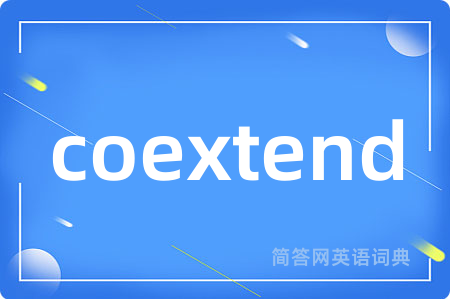 coextend