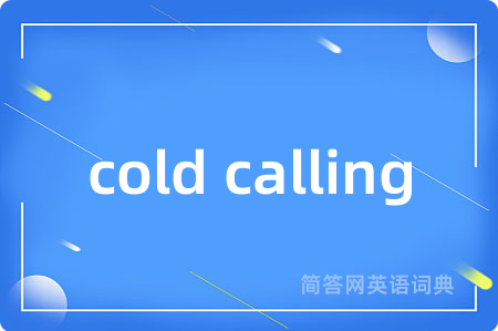 cold calling