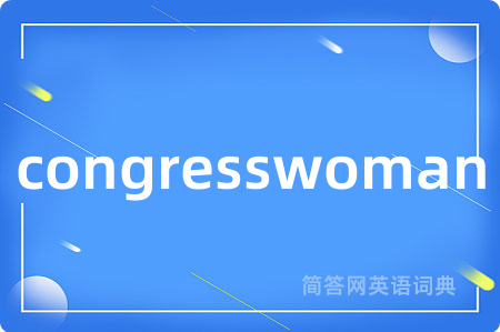congresswoman