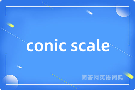 conic scale