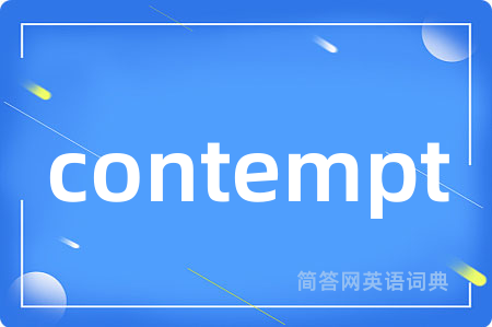 contempt