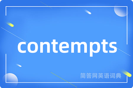 contempts