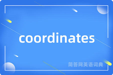 coordinates