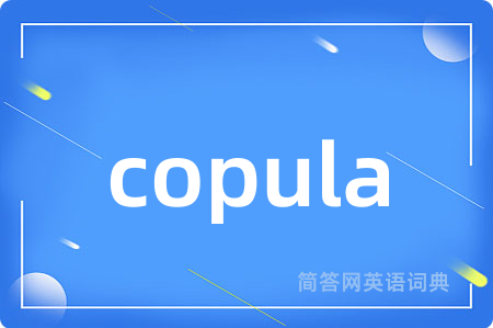 copula是什么意思,copula的中文翻译 copula