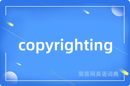 copyrighting