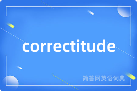 correctitude