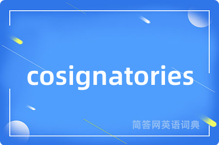 cosignatories