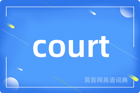 court是什么意思,court的中文翻译 court