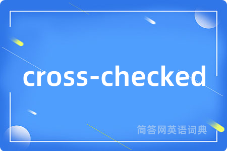 cross-checked