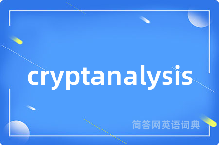 cryptanalysis