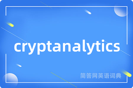 cryptanalytics