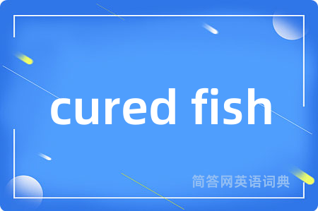 cured fish