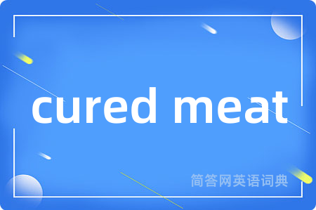 cured meat