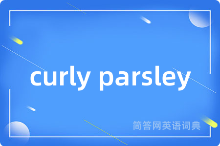 curly parsley