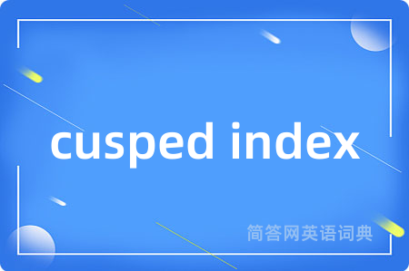 cusped index
