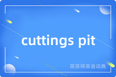 cuttings pit
