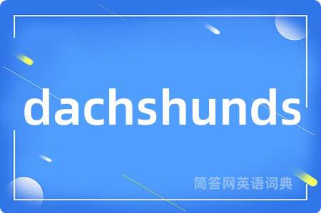 dachshunds
