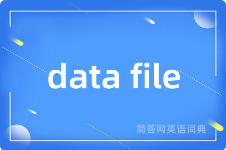 data file