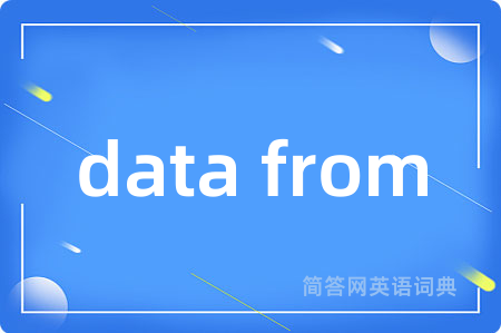 data from