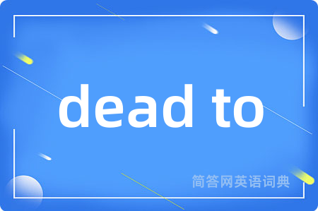 dead to